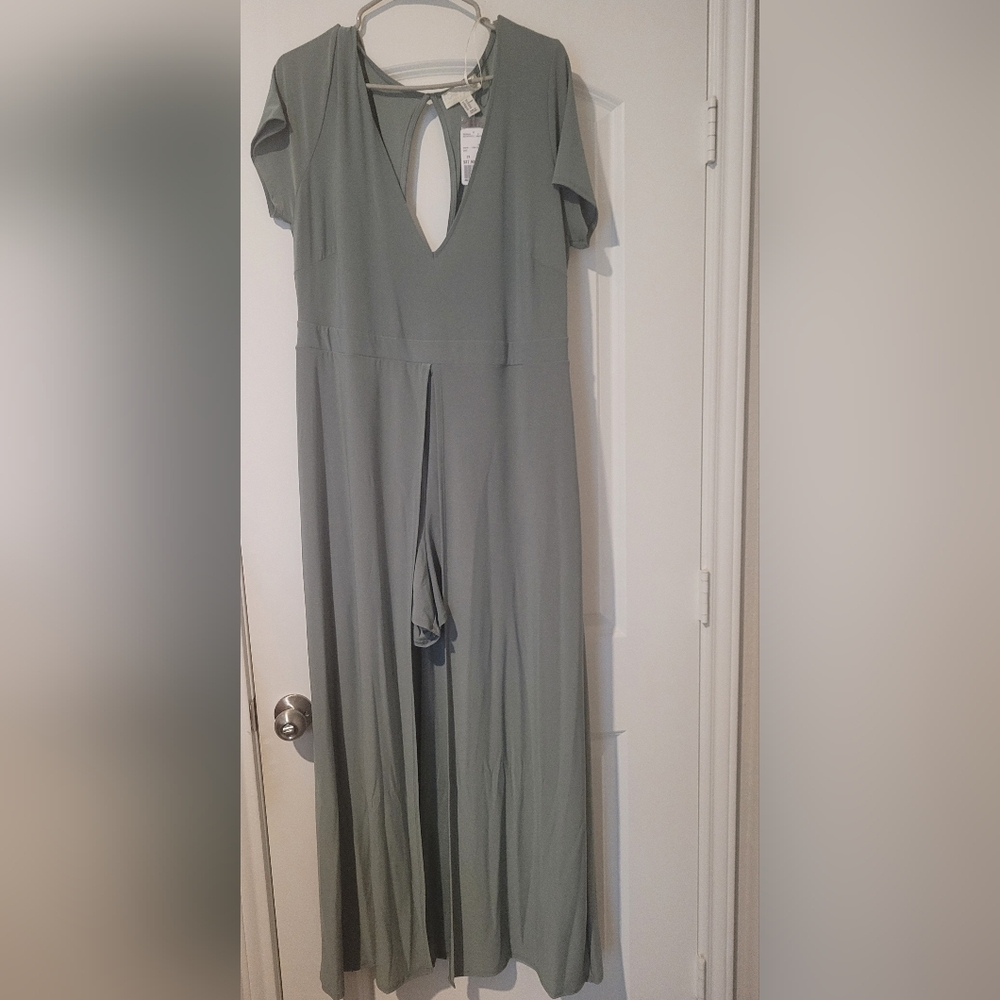 Elegant Sage Green Romper